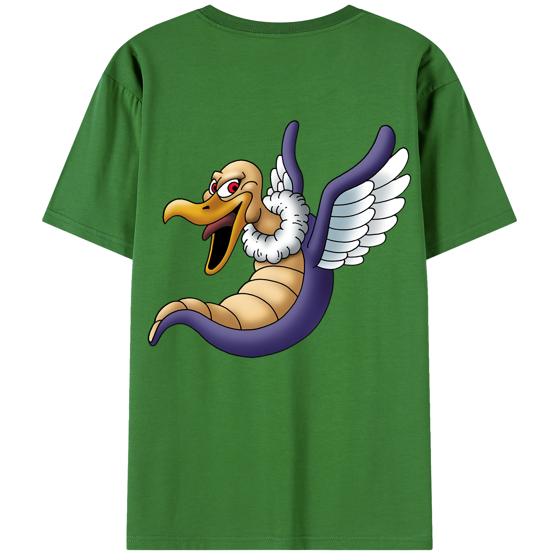 （画像用） ドラゴンクエスト Doragon Kuesuto Dragon Quest レディース半袖Tシャツ(バックプリント)